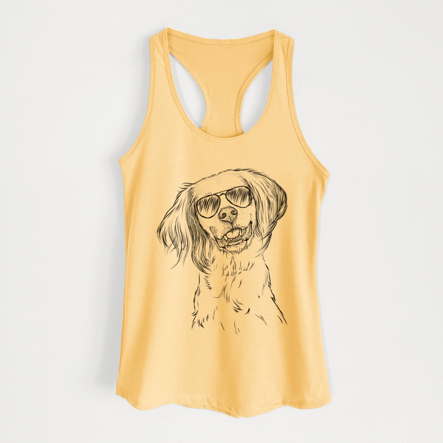 Cooper the English Setter - Women's Racerback Tanktop