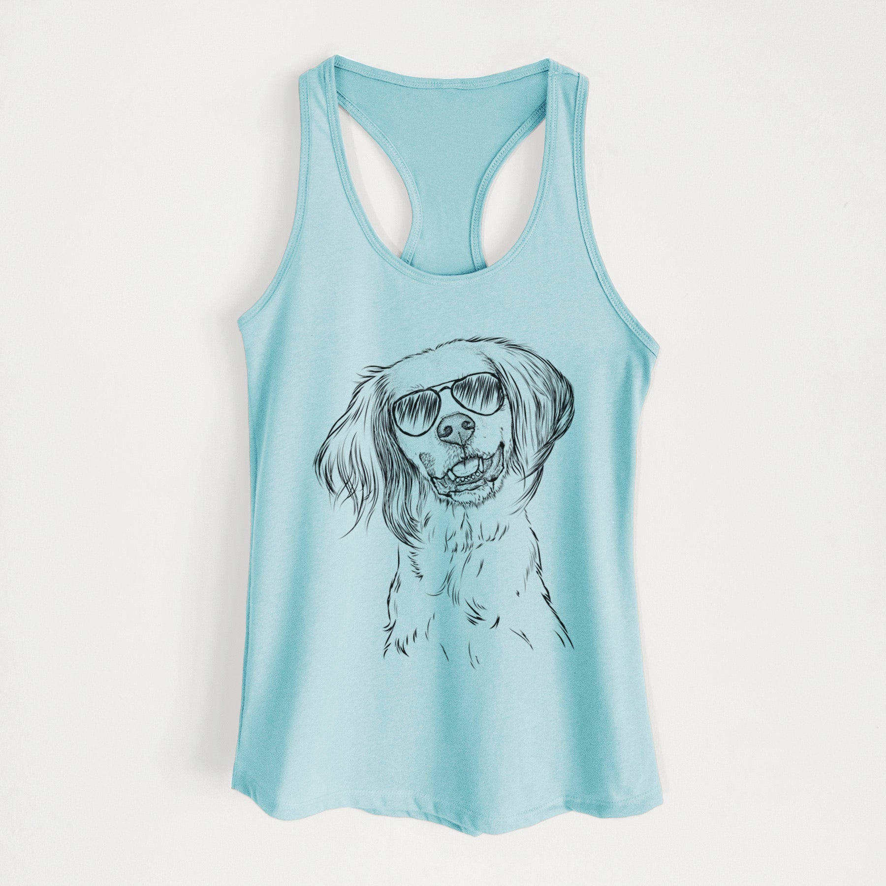 Cooper the English Setter - Women's Racerback Tanktop