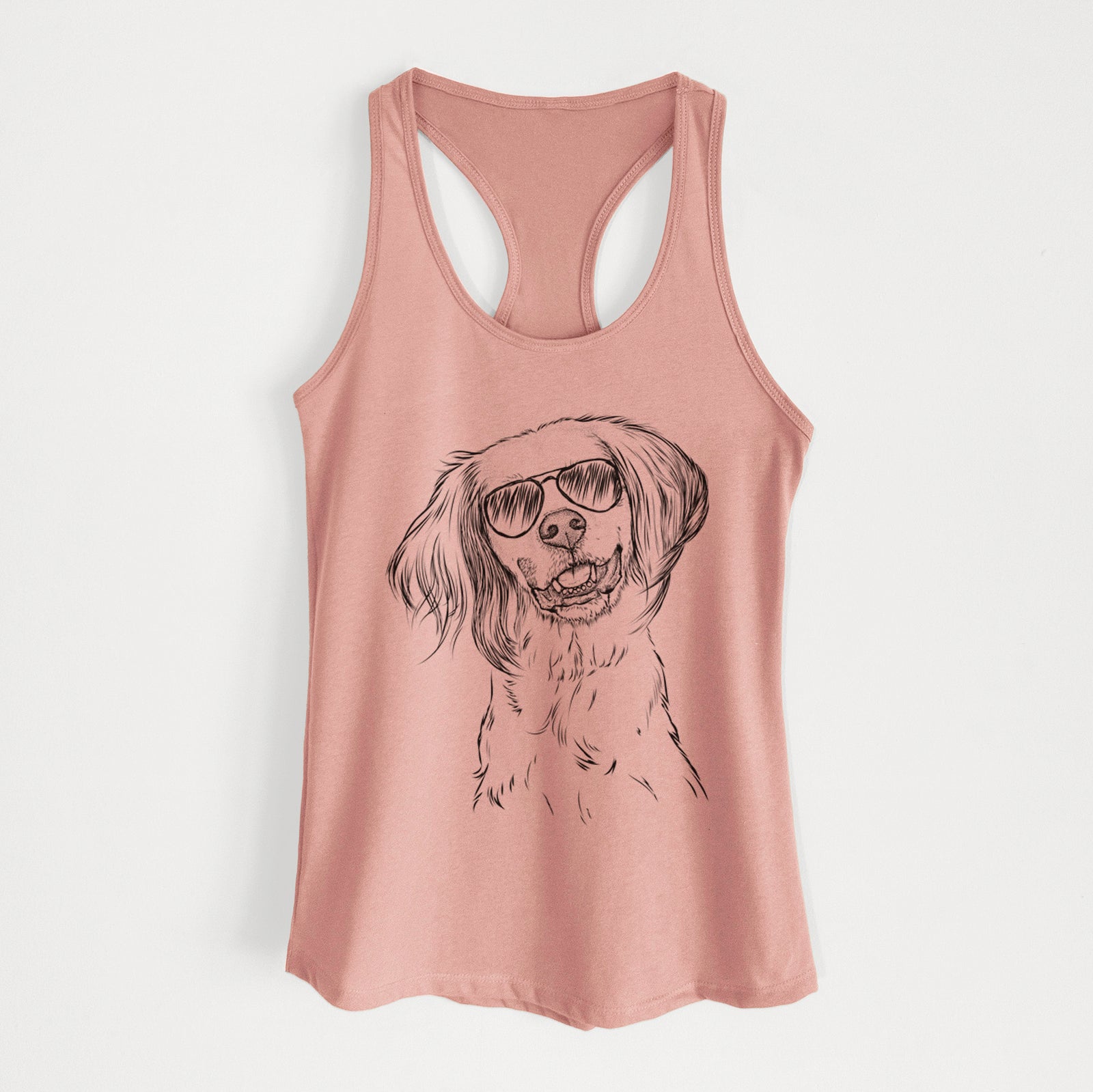 Cooper the English Setter - Women's Racerback Tanktop