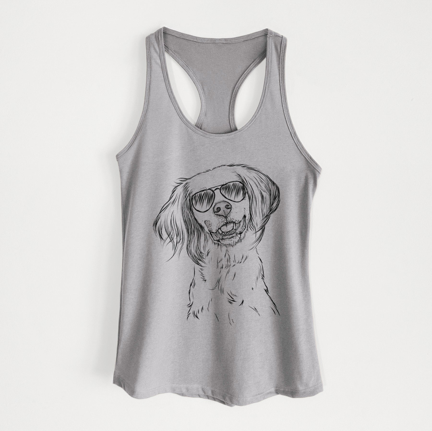 Cooper the English Setter - Women's Racerback Tanktop