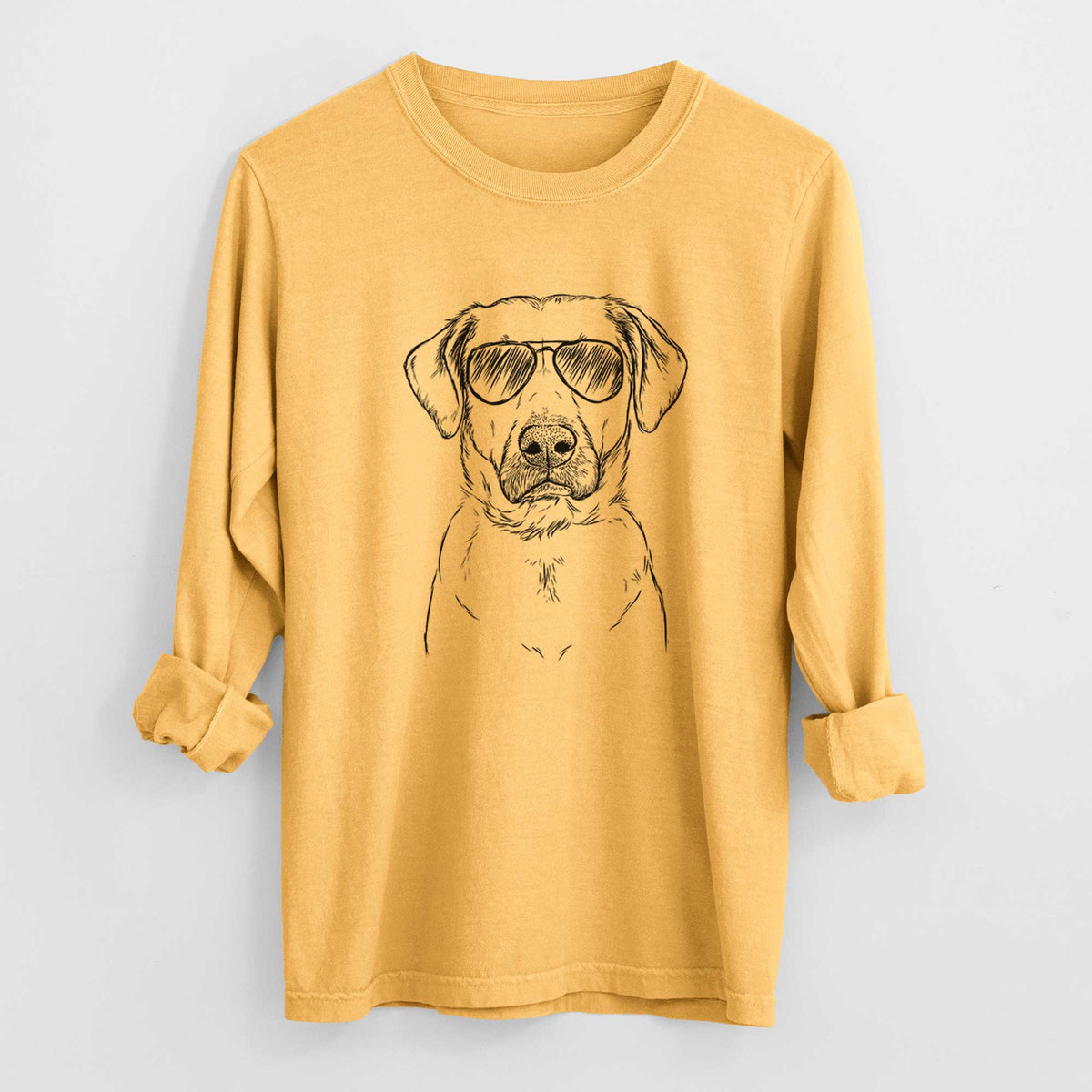 Aviators Cooper Griffin the Mixed Breed - Heavyweight 100% Cotton Long Sleeve