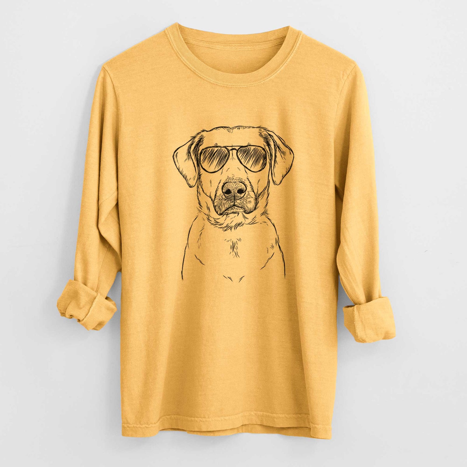 Aviators Cooper Griffin the Mixed Breed - Heavyweight 100% Cotton Long Sleeve