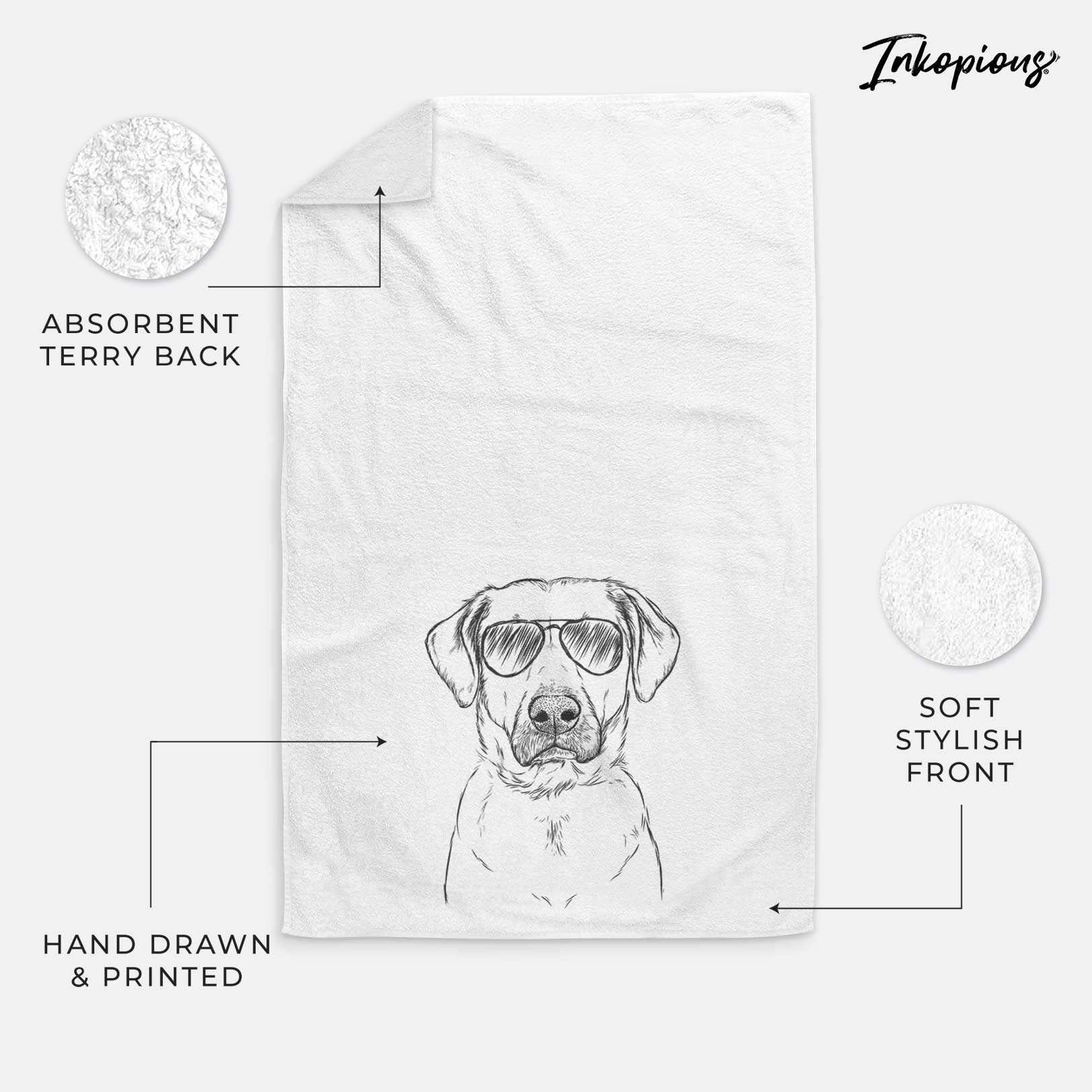 Cooper Griffin the Mixed Breed Decorative Hand Towel