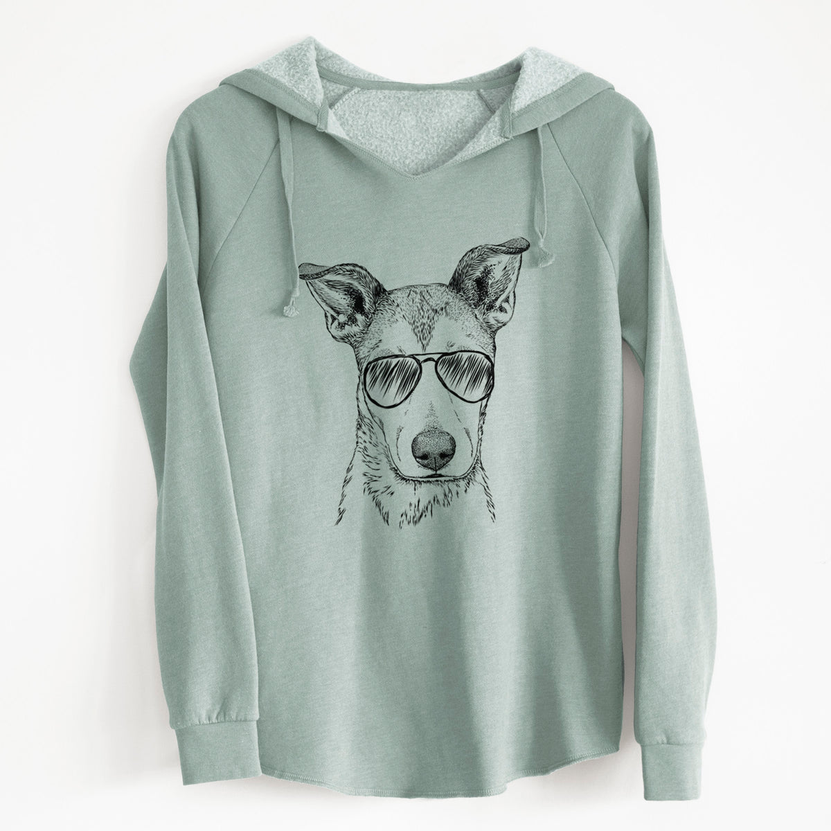 Aviator Coral the Mixed Breed - Cali Wave Hooded Sweatshirt