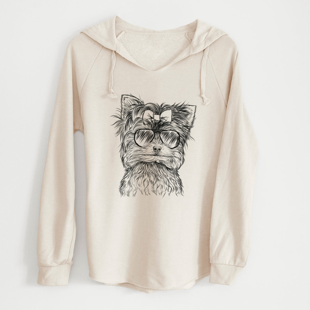 Aviator Cricket the Biewer Terrier - Cali Wave Hooded Sweatshirt