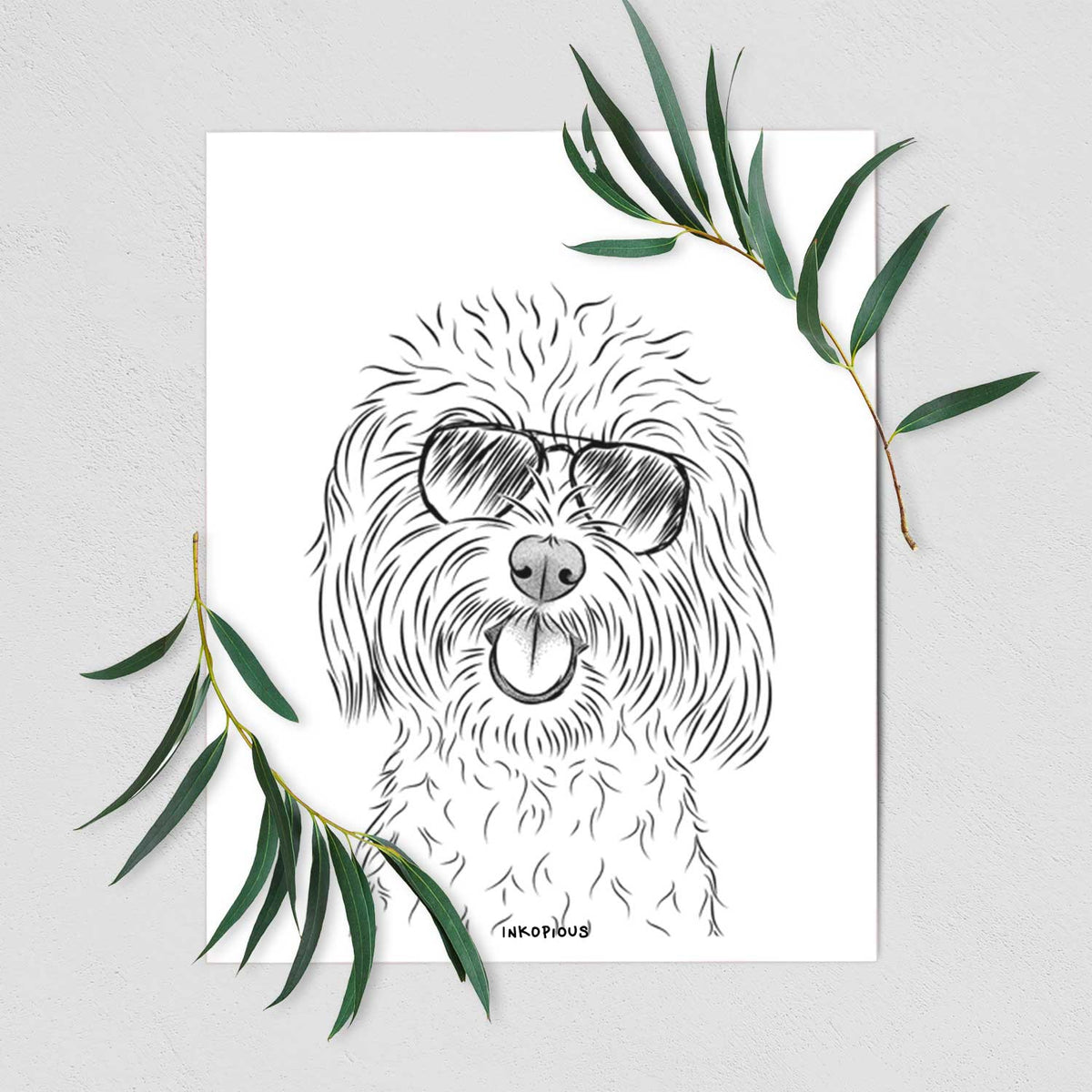 Cuddles the Coton de Tulear Art Print