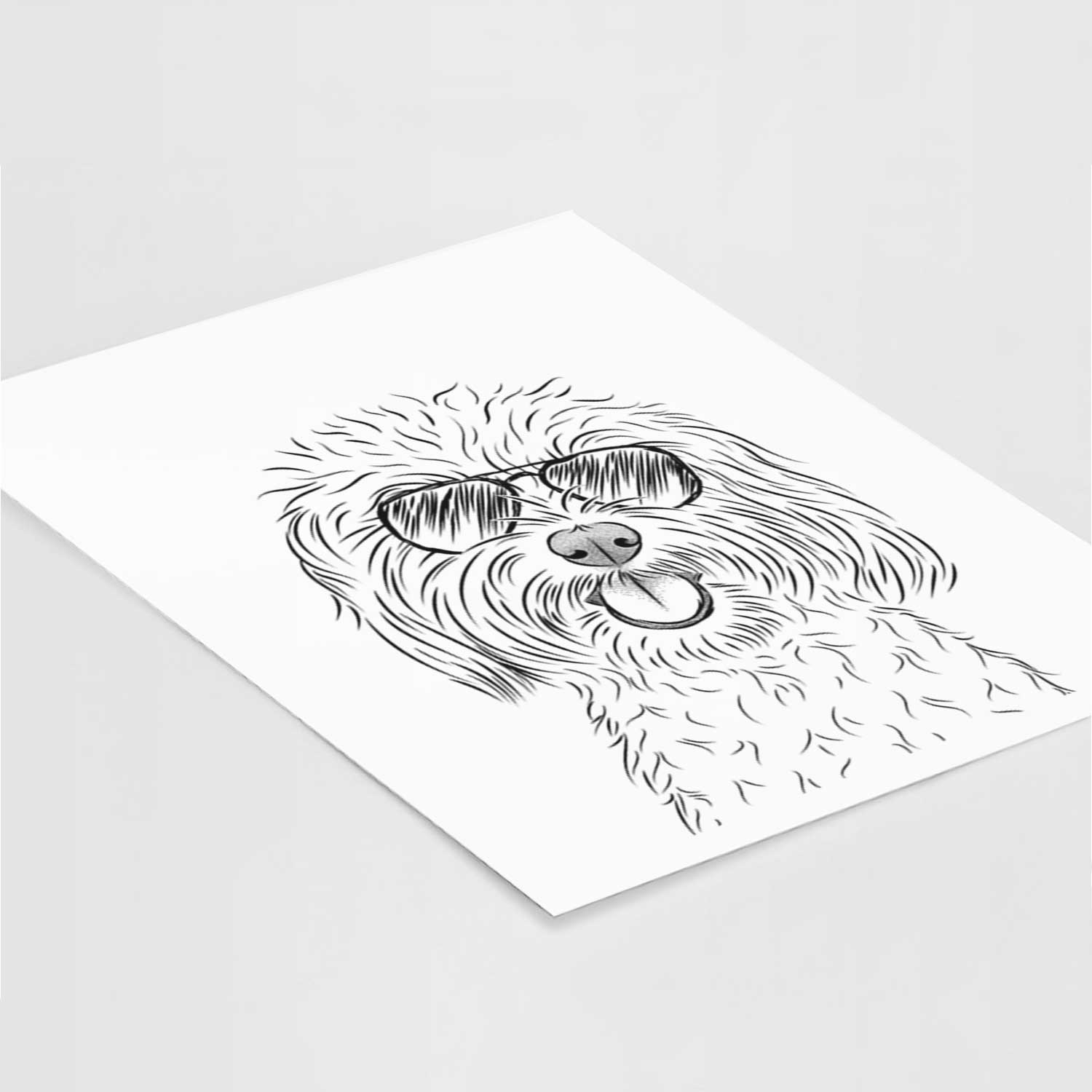 Cuddles the Coton de Tulear Art Print