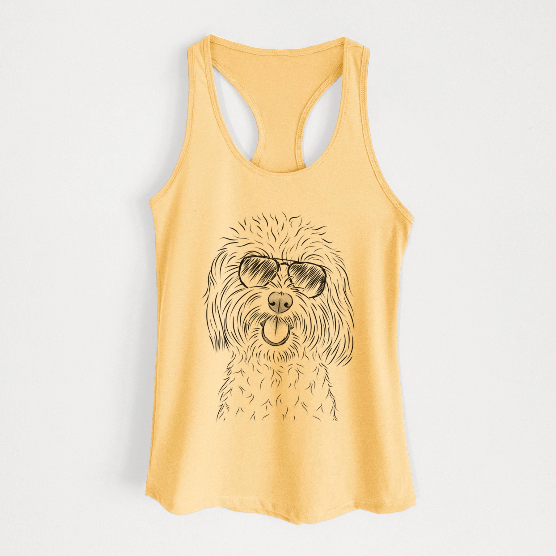 Cuddles the Coton de Tulear - Women's Racerback Tanktop