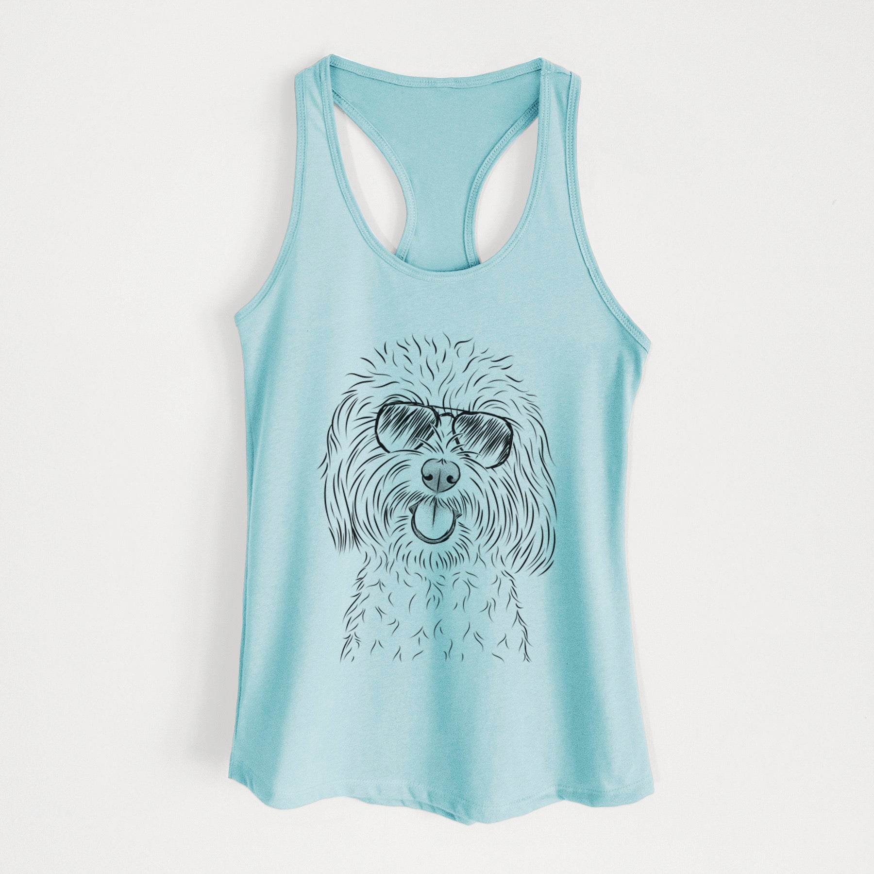 Cuddles the Coton de Tulear - Women's Racerback Tanktop