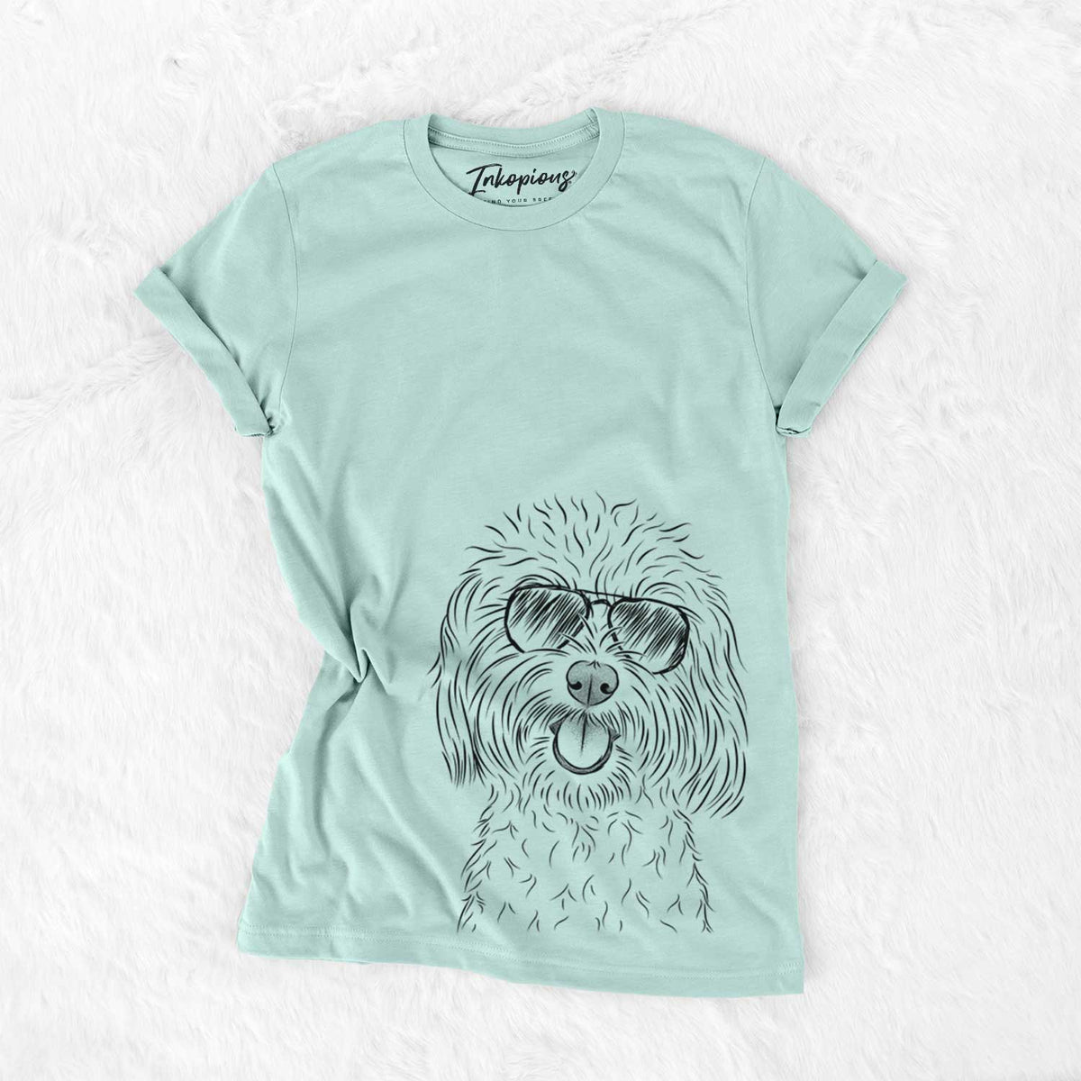 Aviator Cuddles the Coton de Tulear - Unisex Crewneck