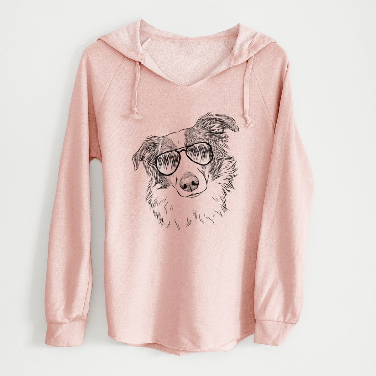 Aviator Cyclone the Australian Shepherd - Cali Wave Hooded Sweatshirt
