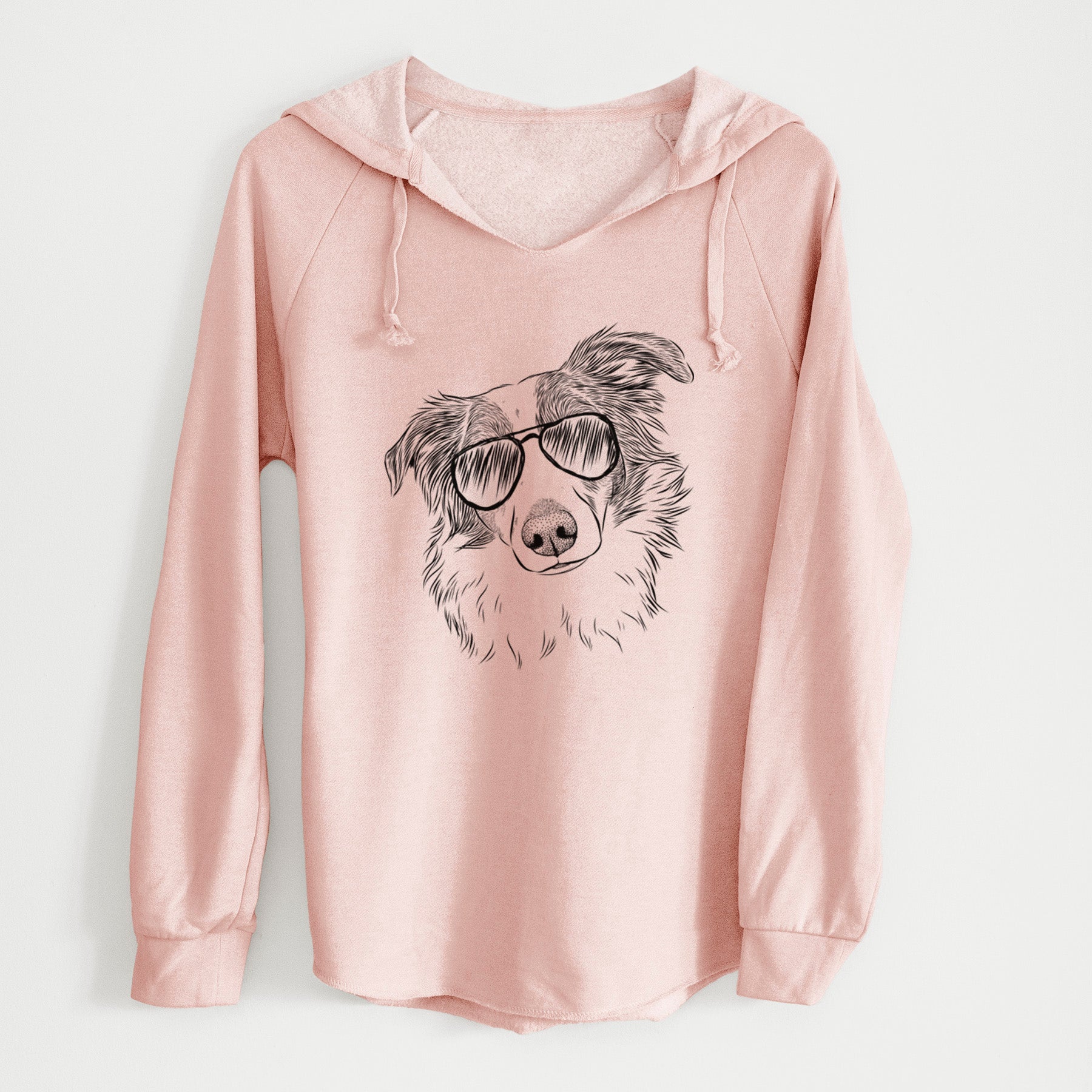 Aviator Cyclone the Australian Shepherd - Cali Wave Hooded Sweatshirt