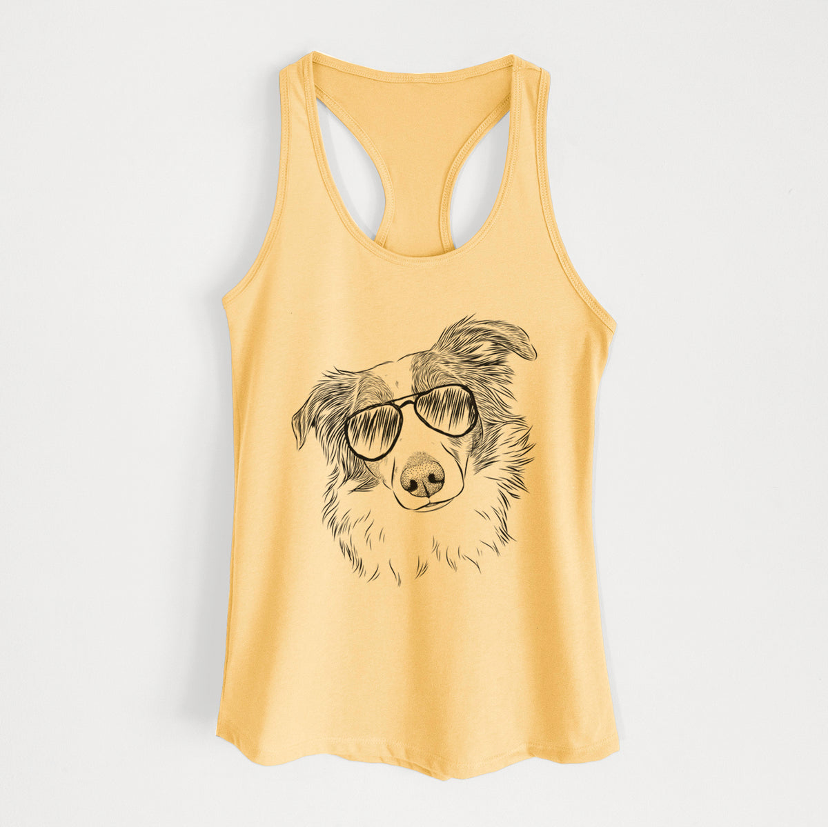 Cyclone the Australian Shepherd - Women's Racerback Tanktop