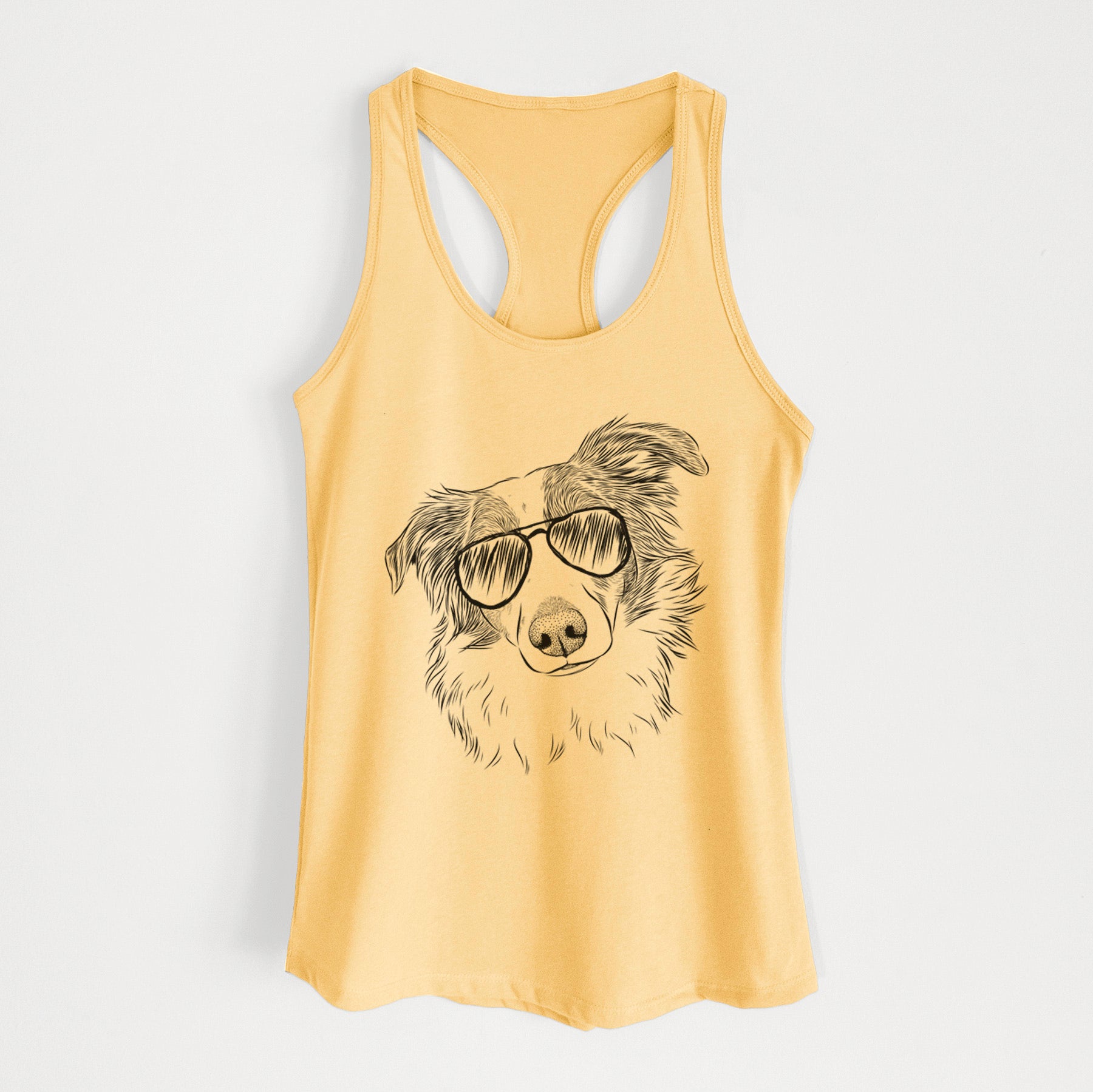Cyclone the Australian Shepherd - Women's Racerback Tanktop