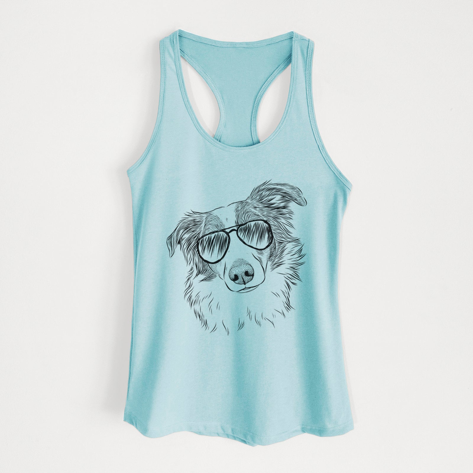Cyclone the Australian Shepherd - Women's Racerback Tanktop