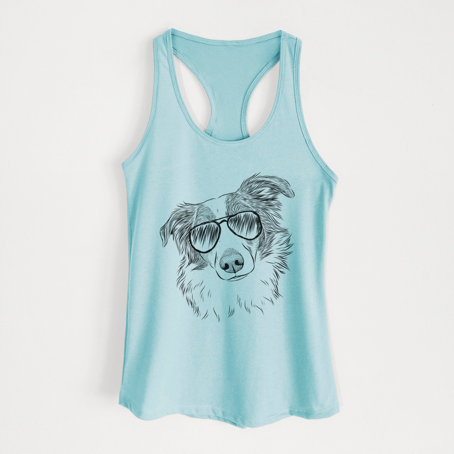 Cyclone the Australian Shepherd - Women's Racerback Tanktop