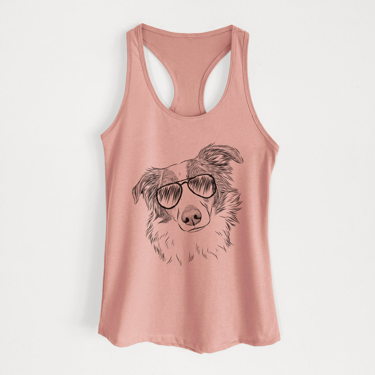 Cyclone the Australian Shepherd - Women's Racerback Tanktop