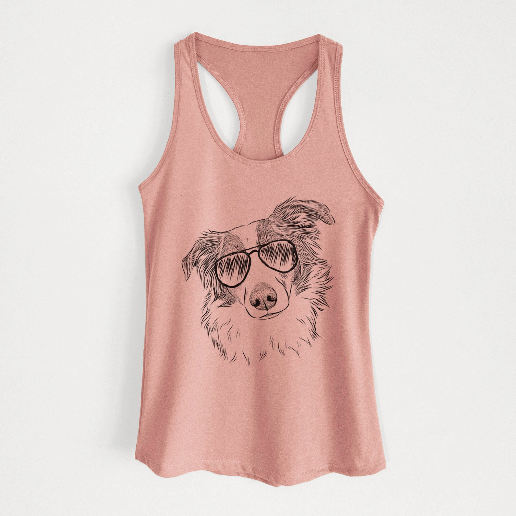 Cyclone the Australian Shepherd - Women's Racerback Tanktop