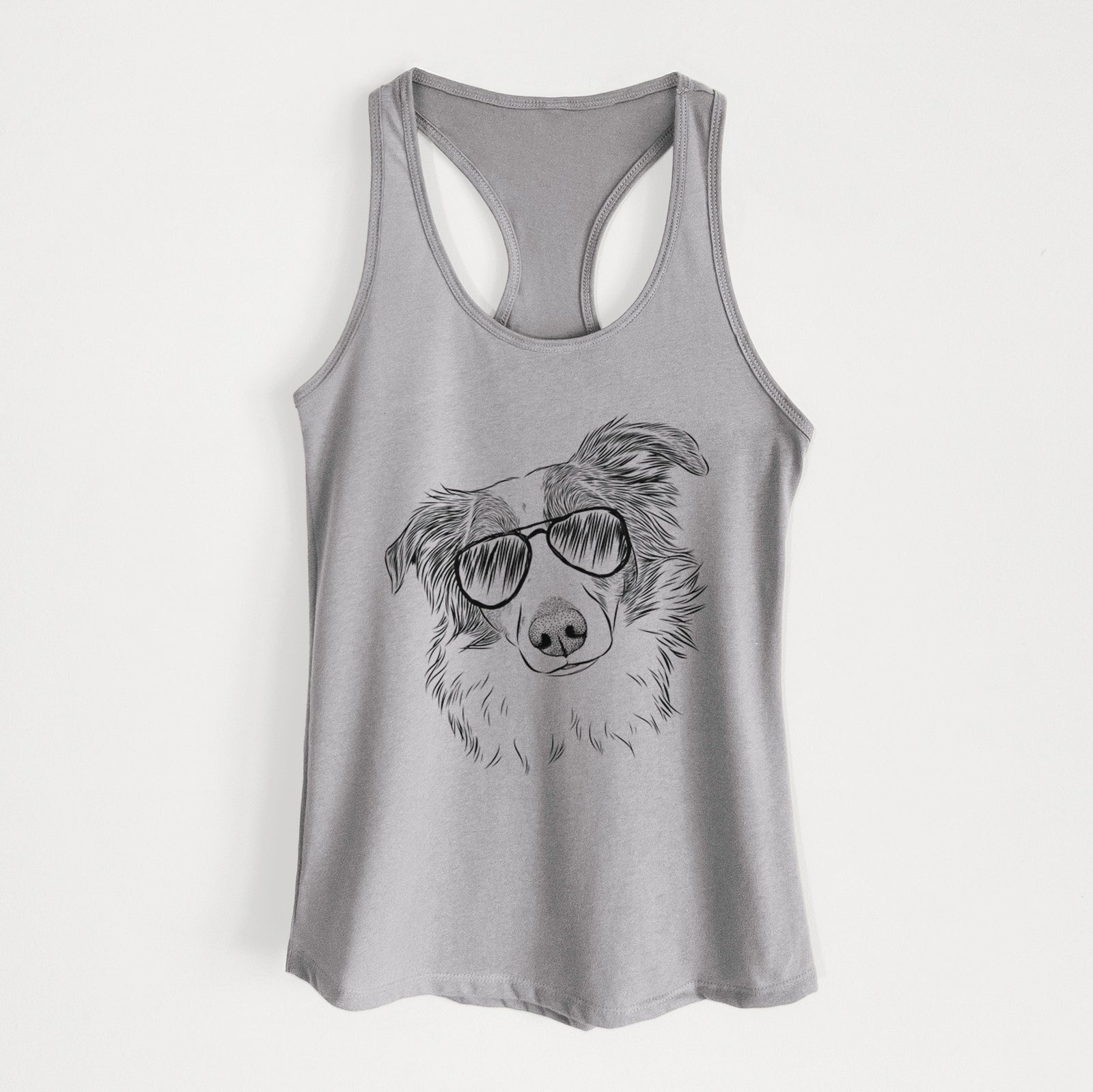 Cyclone the Australian Shepherd - Women's Racerback Tanktop