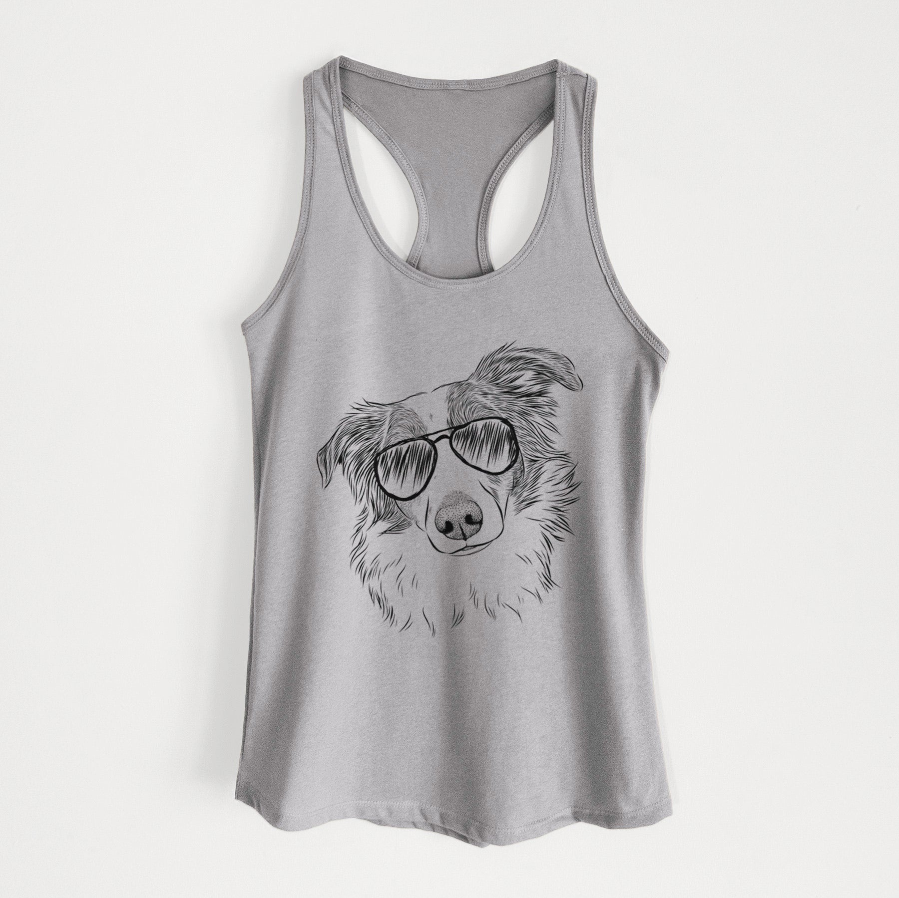 Cyclone the Australian Shepherd - Women's Racerback Tanktop