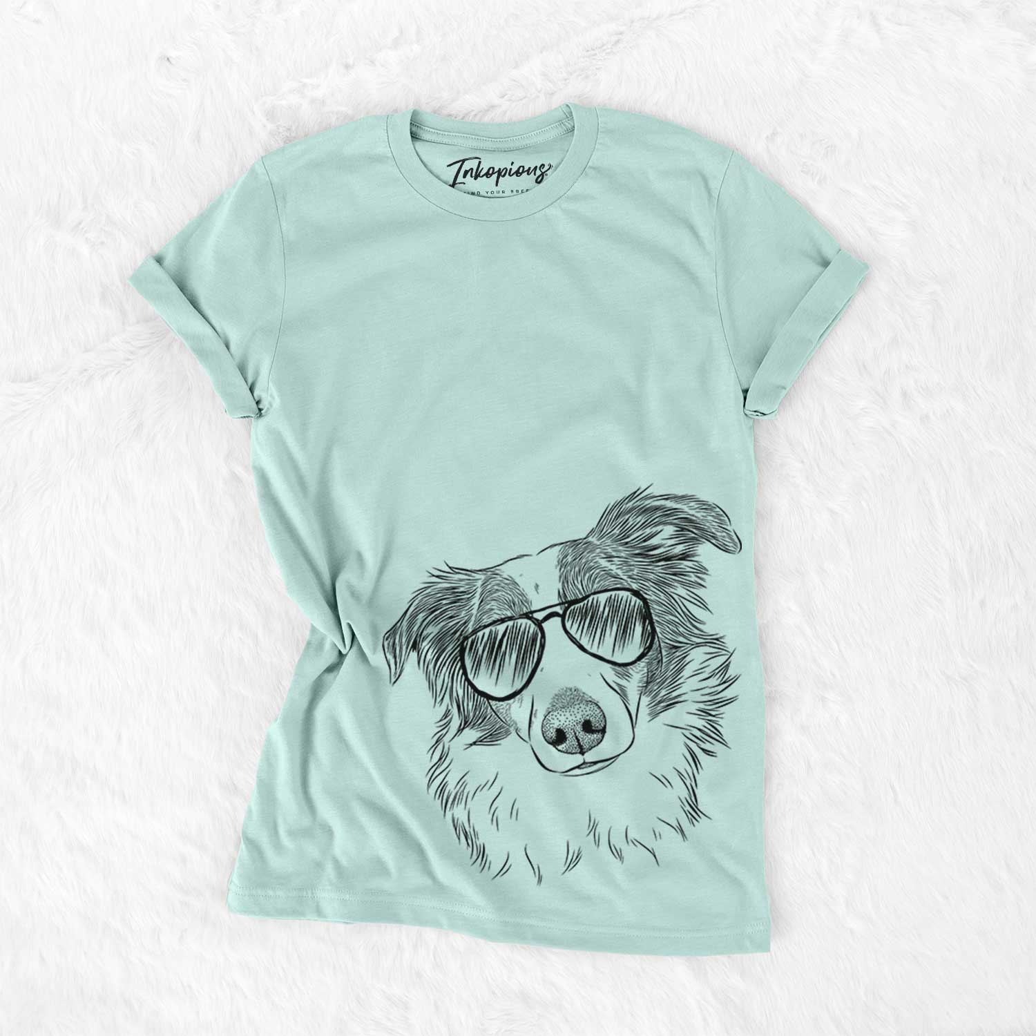 Aviator Cyclone the Australian Shepherd - Unisex Crewneck