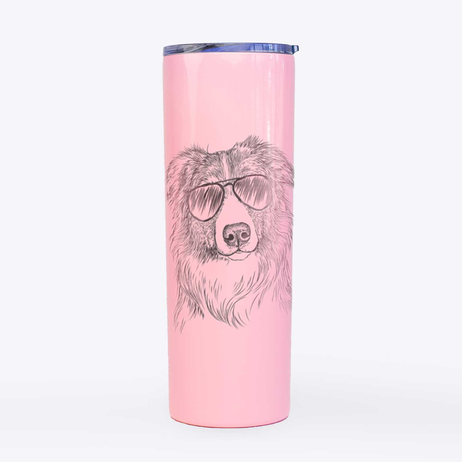 Cynder the English Shepherd - 20oz Skinny Tumbler