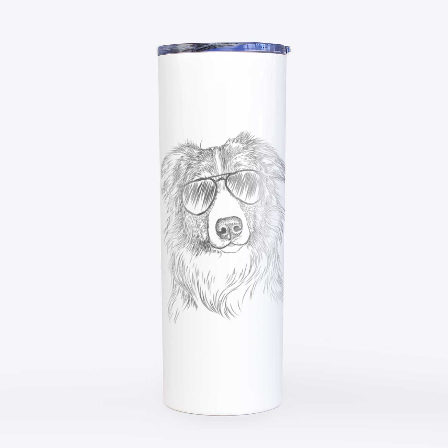 Cynder the English Shepherd - 20oz Skinny Tumbler