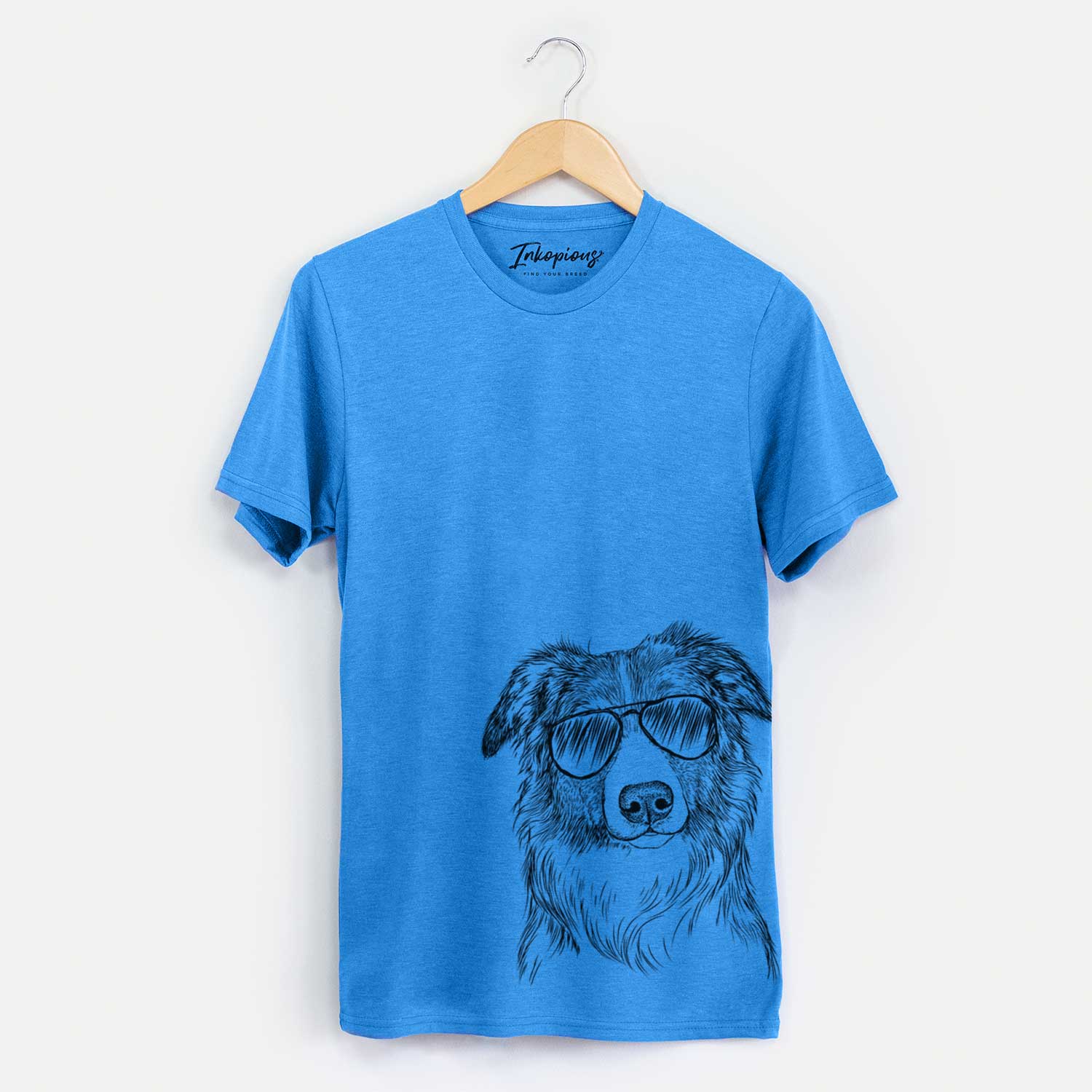 Aviator Cynder the English Shepherd - Unisex Crewneck