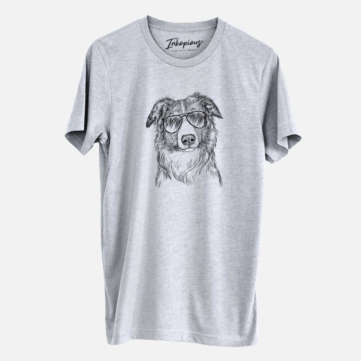 Aviator Cynder the English Shepherd - Unisex Crewneck