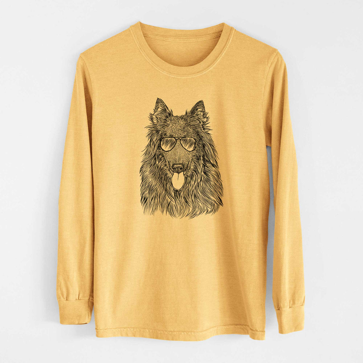 Aviators Daan the Belgian Shepherd - Heavyweight 100% Cotton Long Sleeve