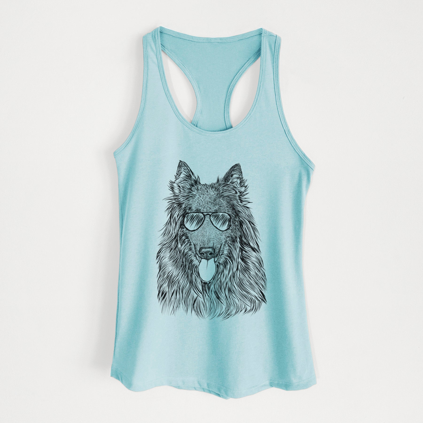 Daan the Belgian Shepherd - Women's Racerback Tanktop