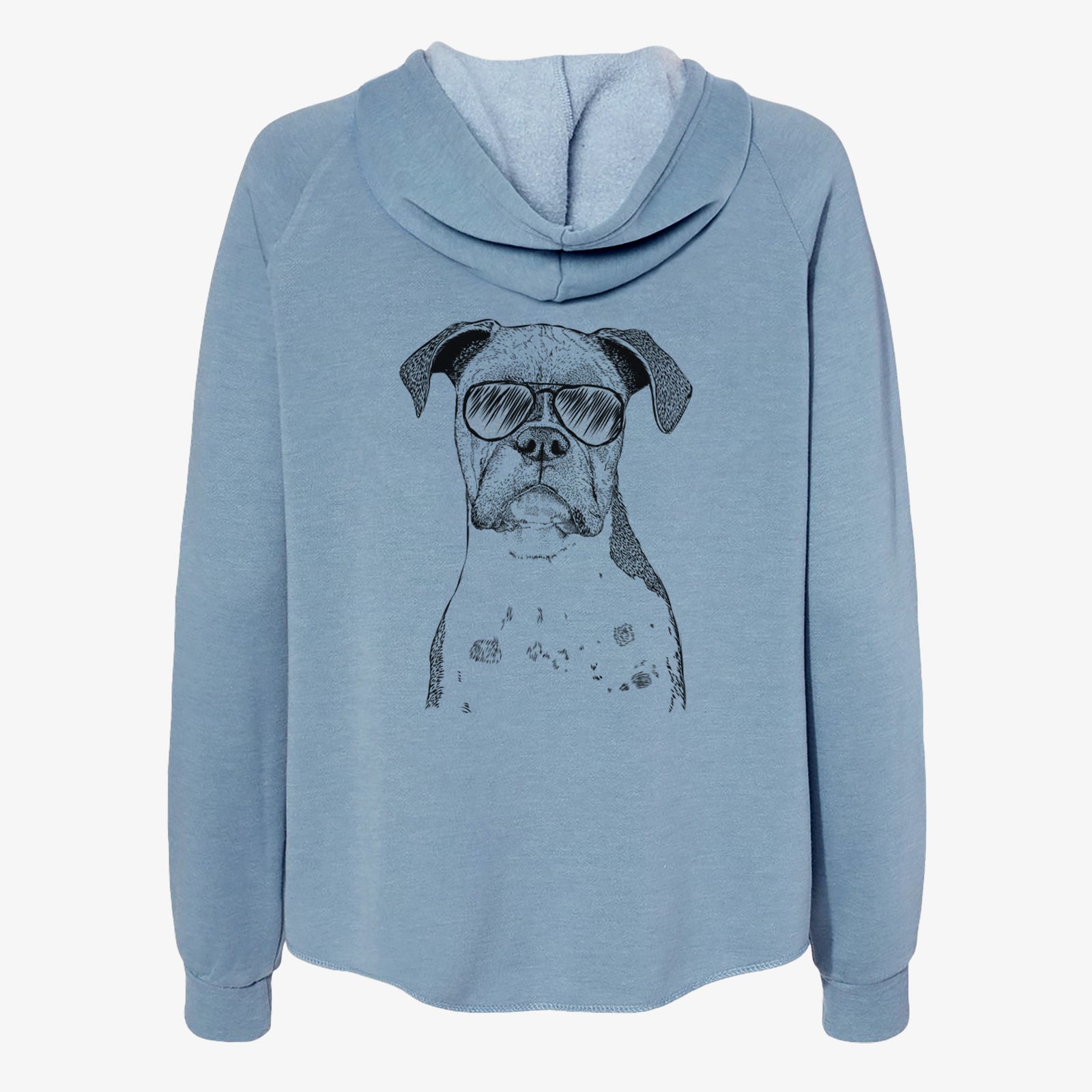 Daisy the Boxer - Women's Cali Wave Zip-Up Sweatshirt
