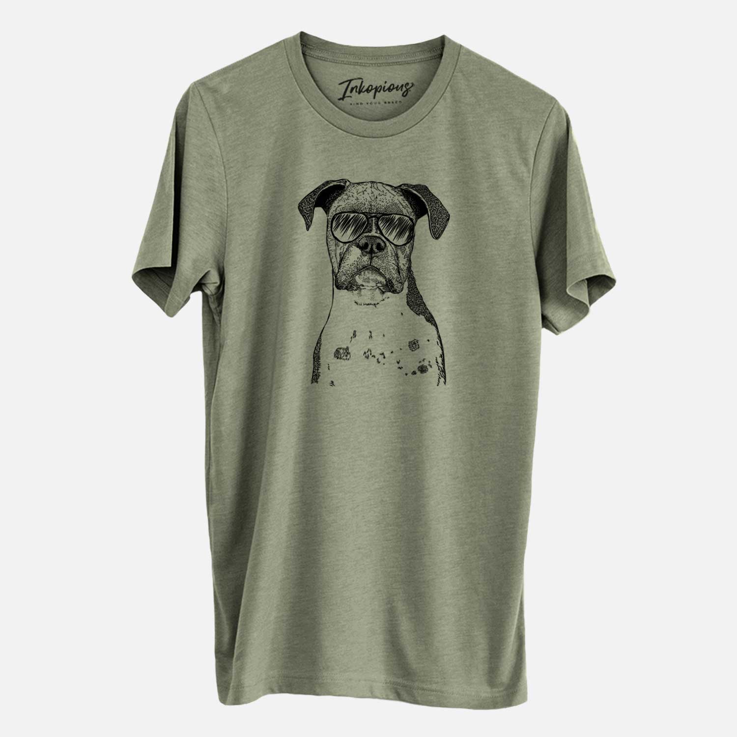 Aviator Daisy the Boxer - Unisex Crewneck