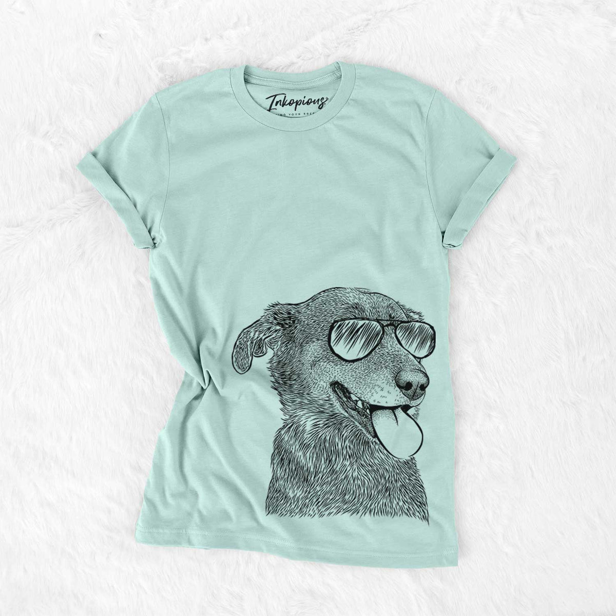Aviator Daisy the Australian Shepherd Mix - Unisex Crewneck