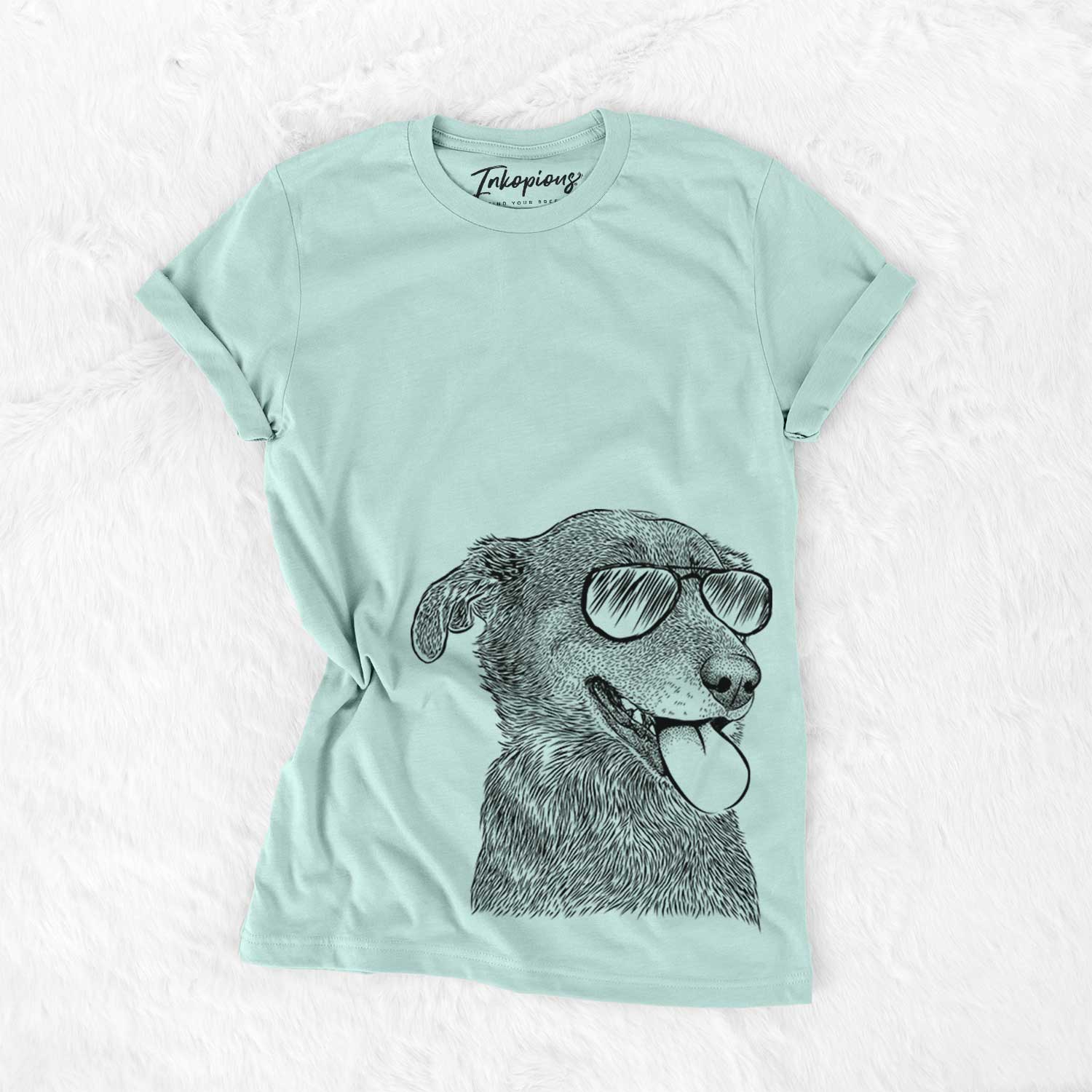Aviator Daisy the Australian Shepherd Mix - Unisex Crewneck