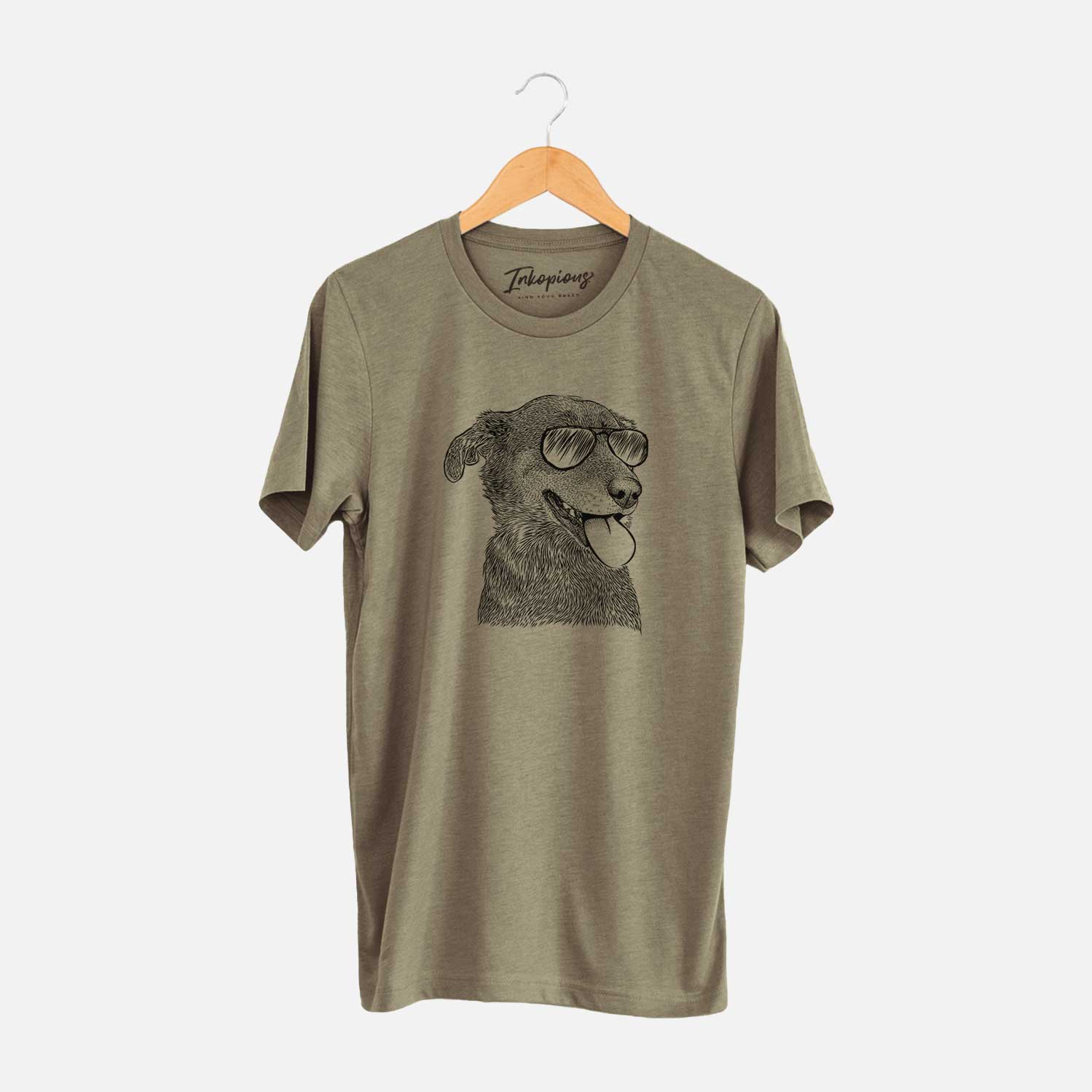 Aviator Daisy the Australian Shepherd Mix - Unisex Crewneck
