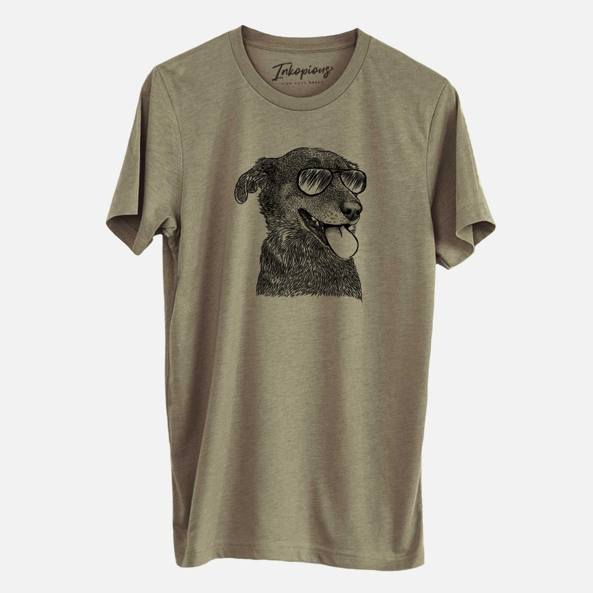 Aviator Daisy the Australian Shepherd Mix - Unisex Crewneck