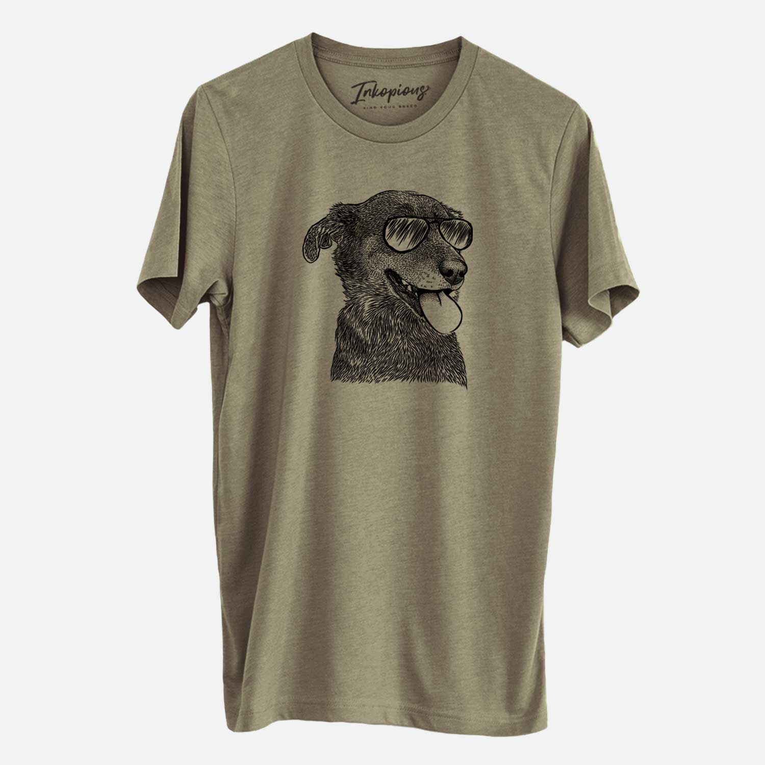 Aviator Daisy the Australian Shepherd Mix - Unisex Crewneck