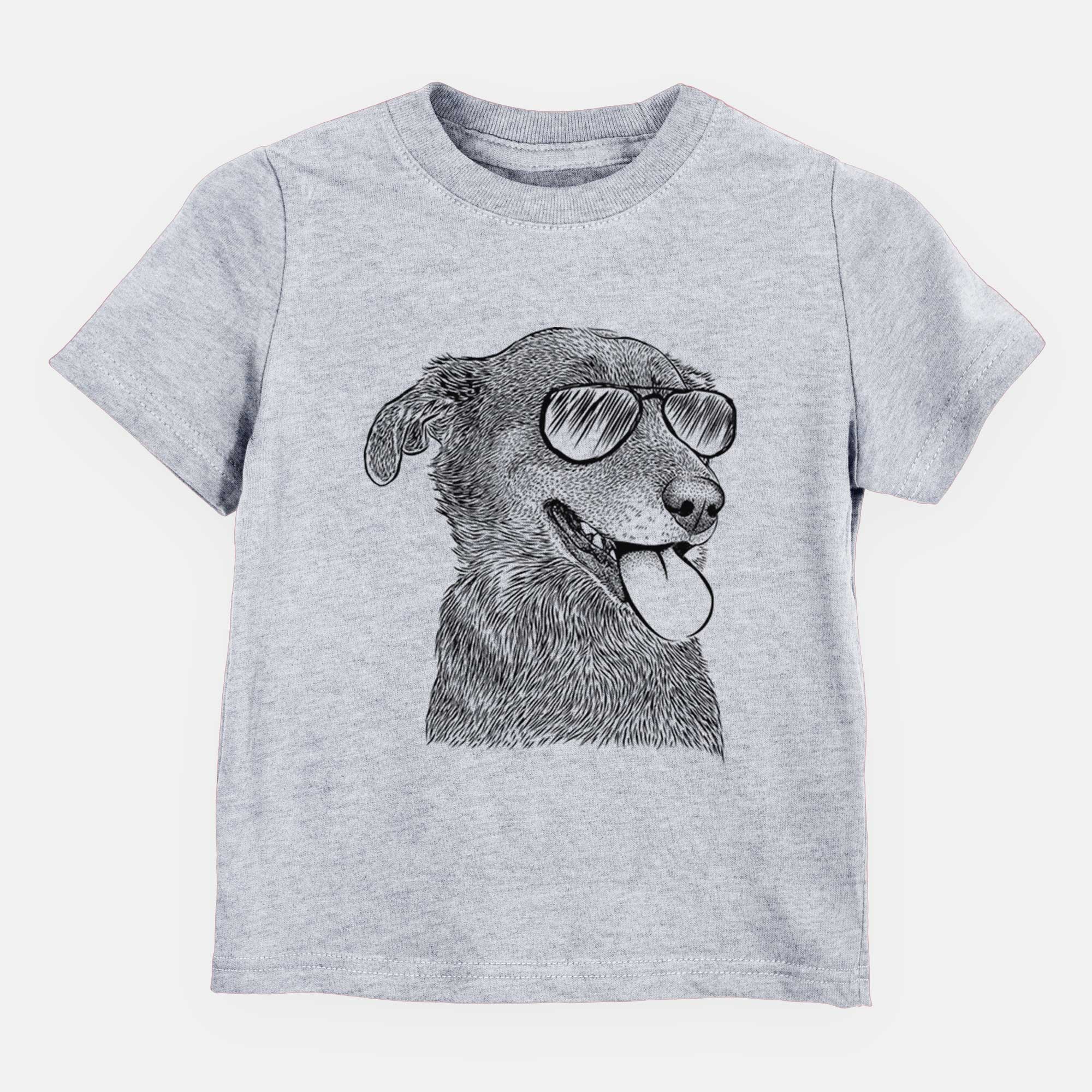 Aviator Daisy the Australian Shepherd Mix - Kids/Youth/Toddler Shirt