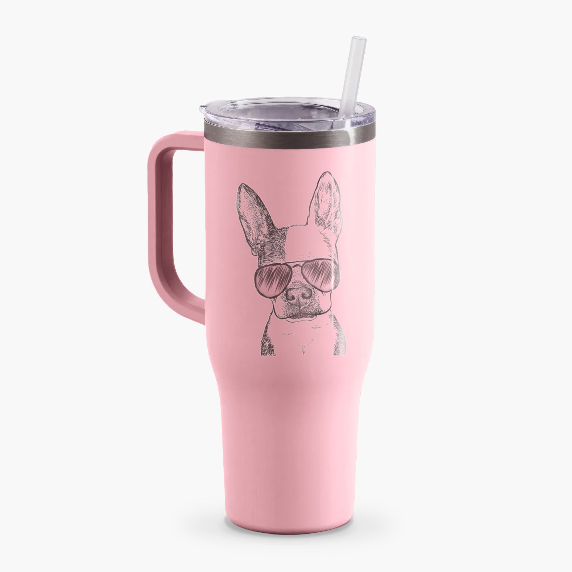 Daisy the Boston Terrier - 40oz Tumbler with Handle