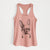 Daisy the Boston Terrier - Women's Racerback Tanktop