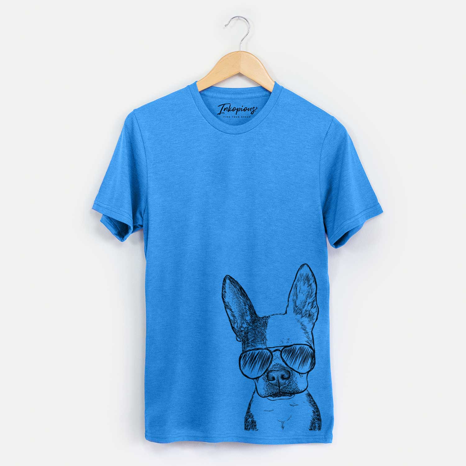 Aviator Daisy the Boston Terrier - Unisex Crewneck