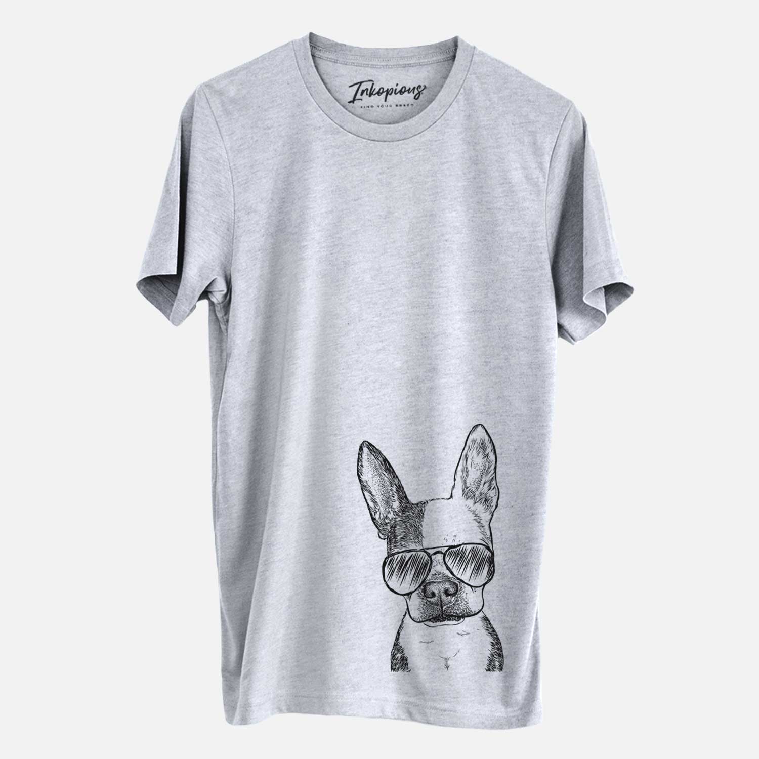 Aviator Daisy the Boston Terrier - Unisex Crewneck