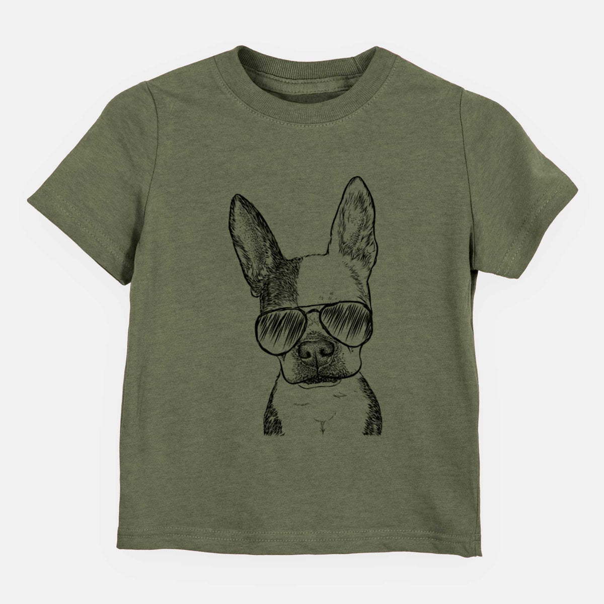 Aviator Daisy the Boston Terrier - Kids/Youth/Toddler Shirt