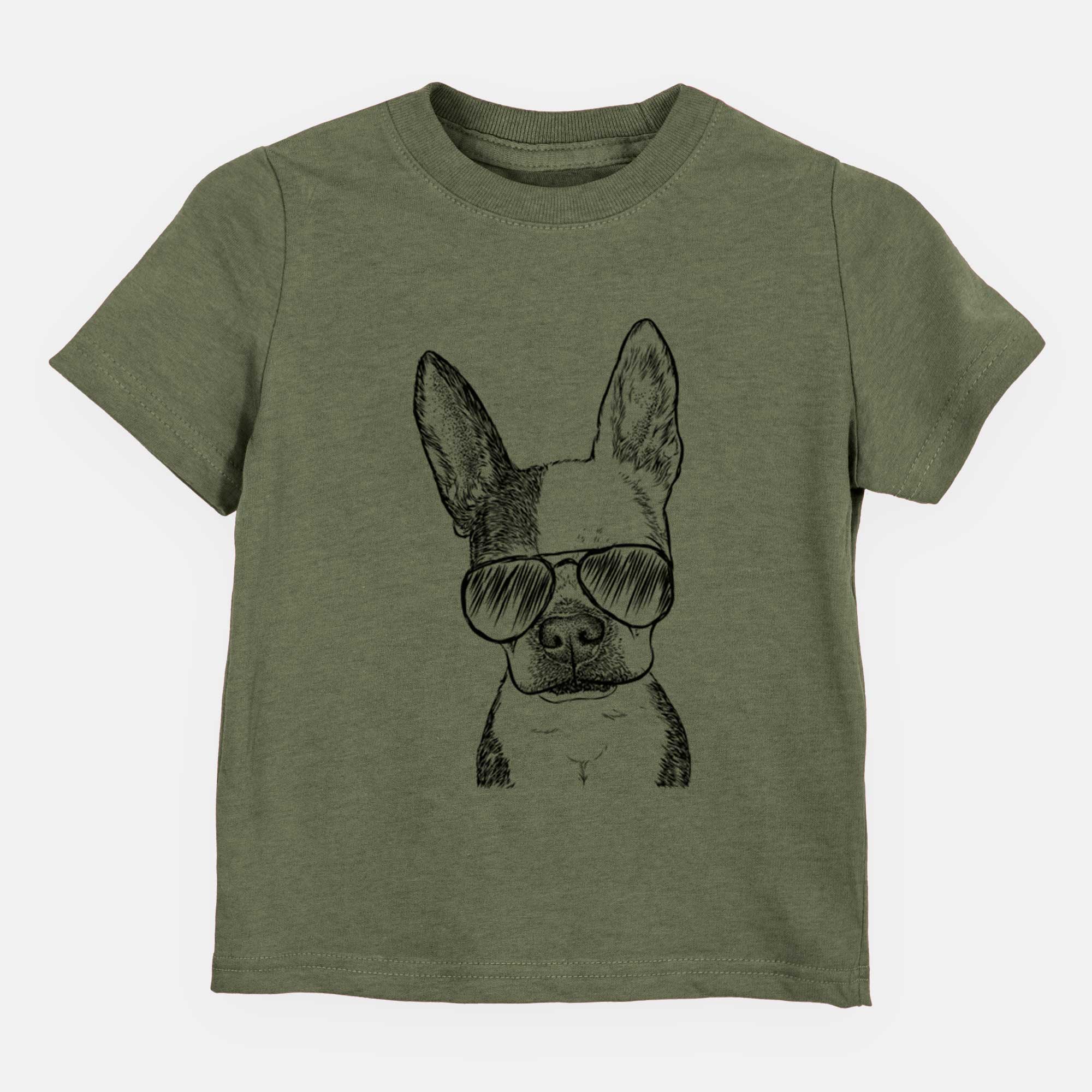 Aviator Daisy the Boston Terrier - Kids/Youth/Toddler Shirt