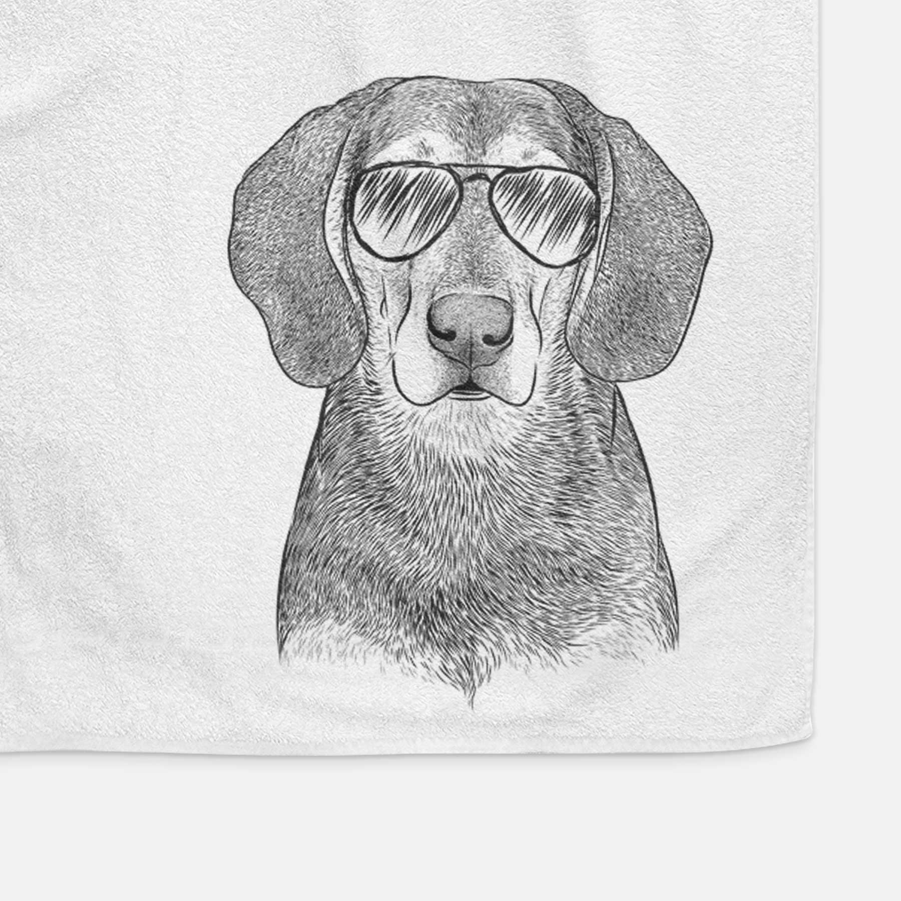 Daisy the Hound Mix Decorative Hand Towel