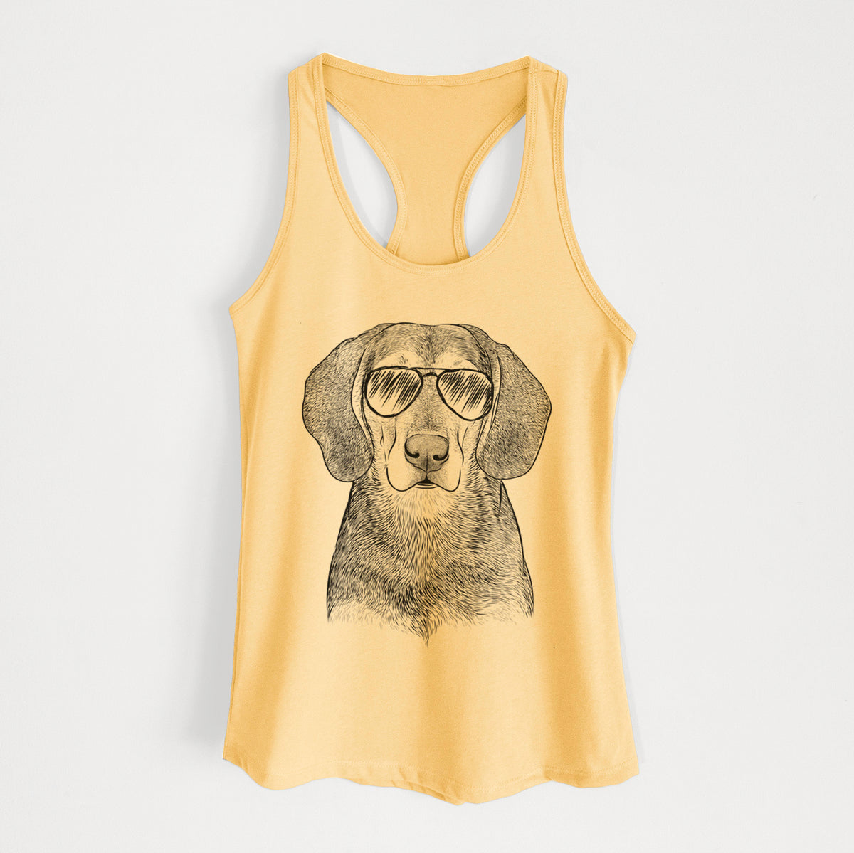 Daisy the Hound Mix - Women's Racerback Tanktop