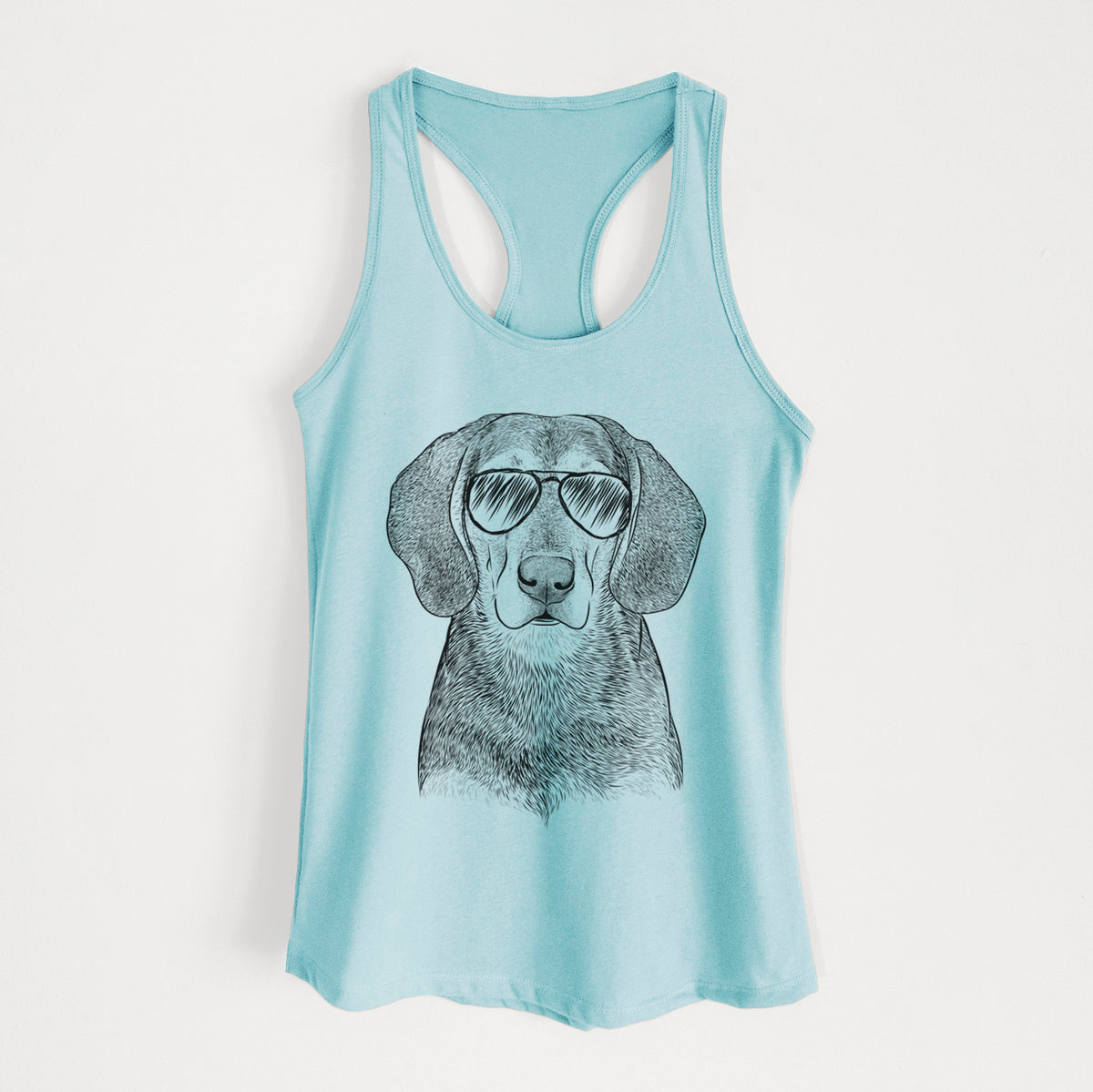 Daisy the Hound Mix - Women's Racerback Tanktop