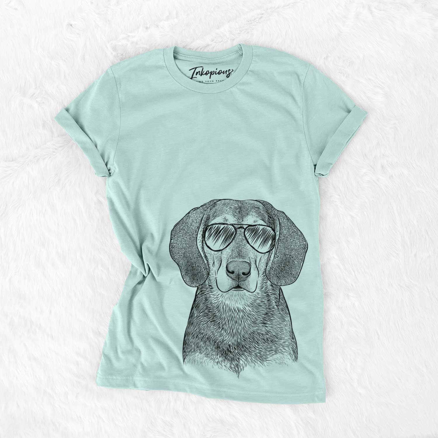 Aviator Daisy the Hound Mix - Unisex Crewneck