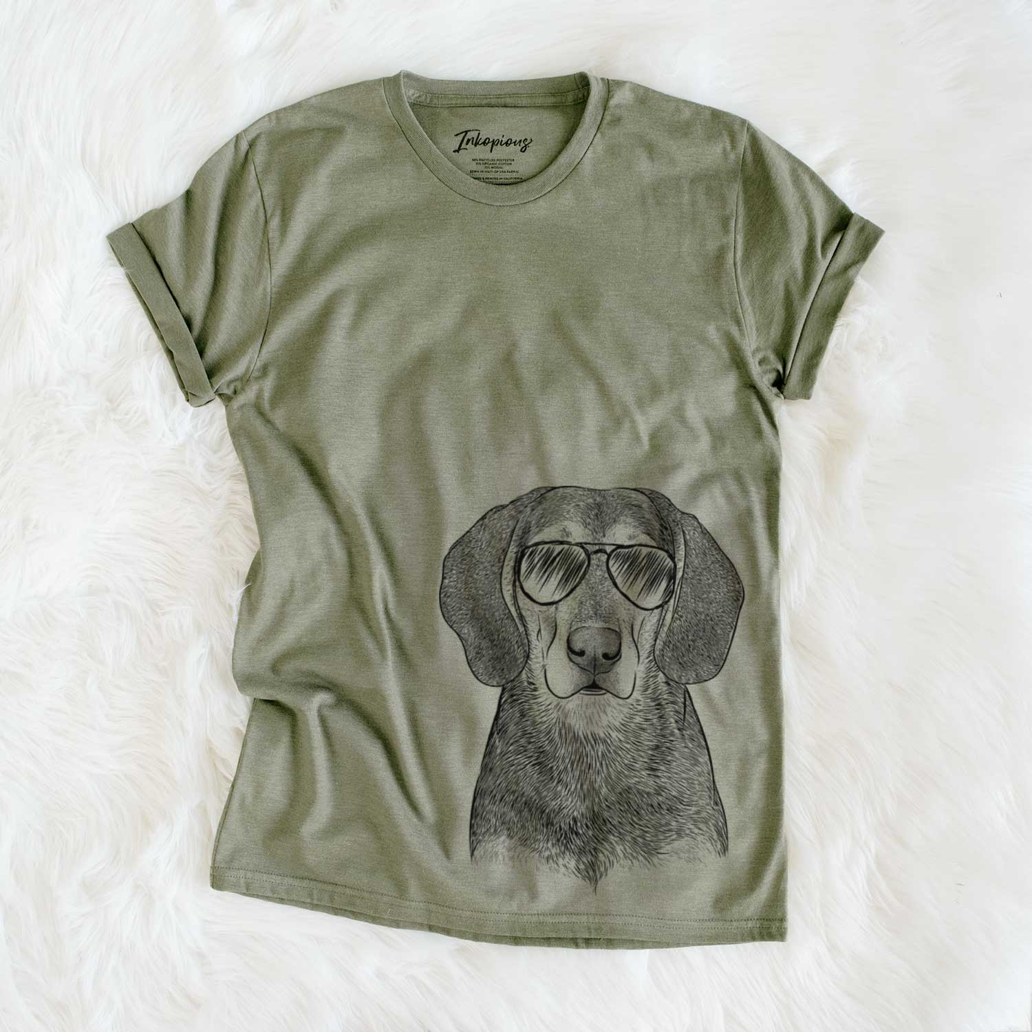Aviator Daisy the Hound Mix - Unisex Crewneck